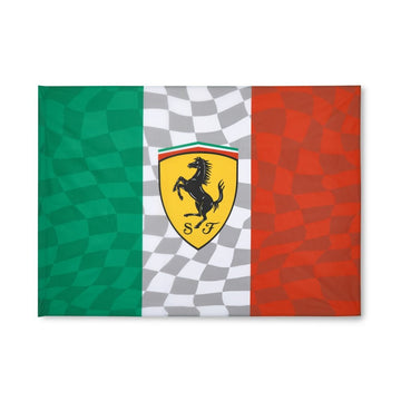 FERRARI FLAG - ITALIAN FLAG 140CM X 100CM